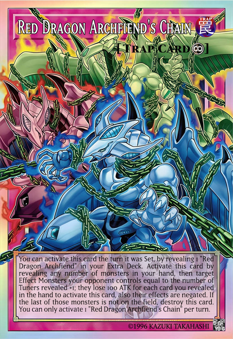 MAMS-EN009 “Red Dragon Archfiend's Chains" Extended Art Ultra Rare