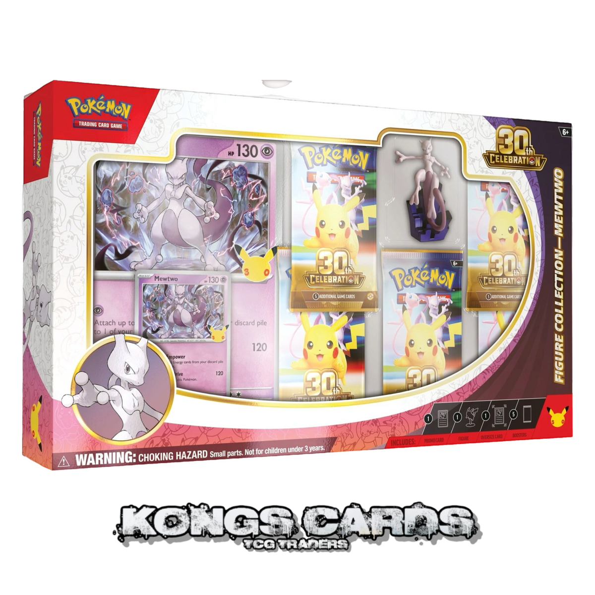 Pokemon Figure Collection Mewtwo 30th Celebration