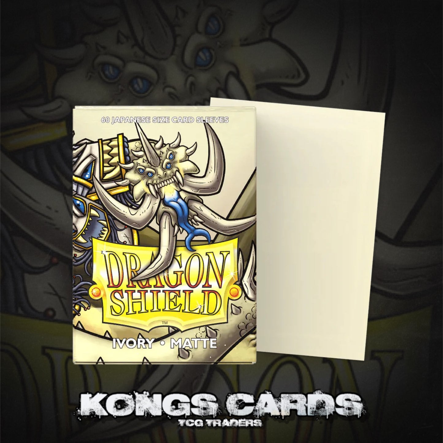 Dragon Shield - Matte Japanese Size Sleeves 60pk - Ivory