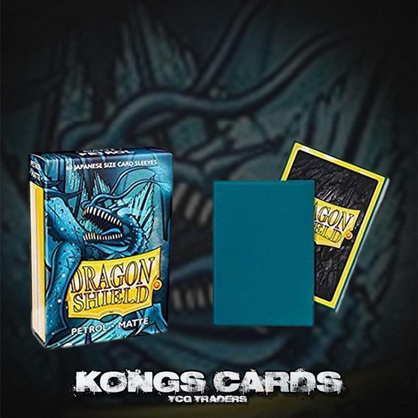 Dragon Shield - Matte Japanese Size Sleeves 60pk - Petrol