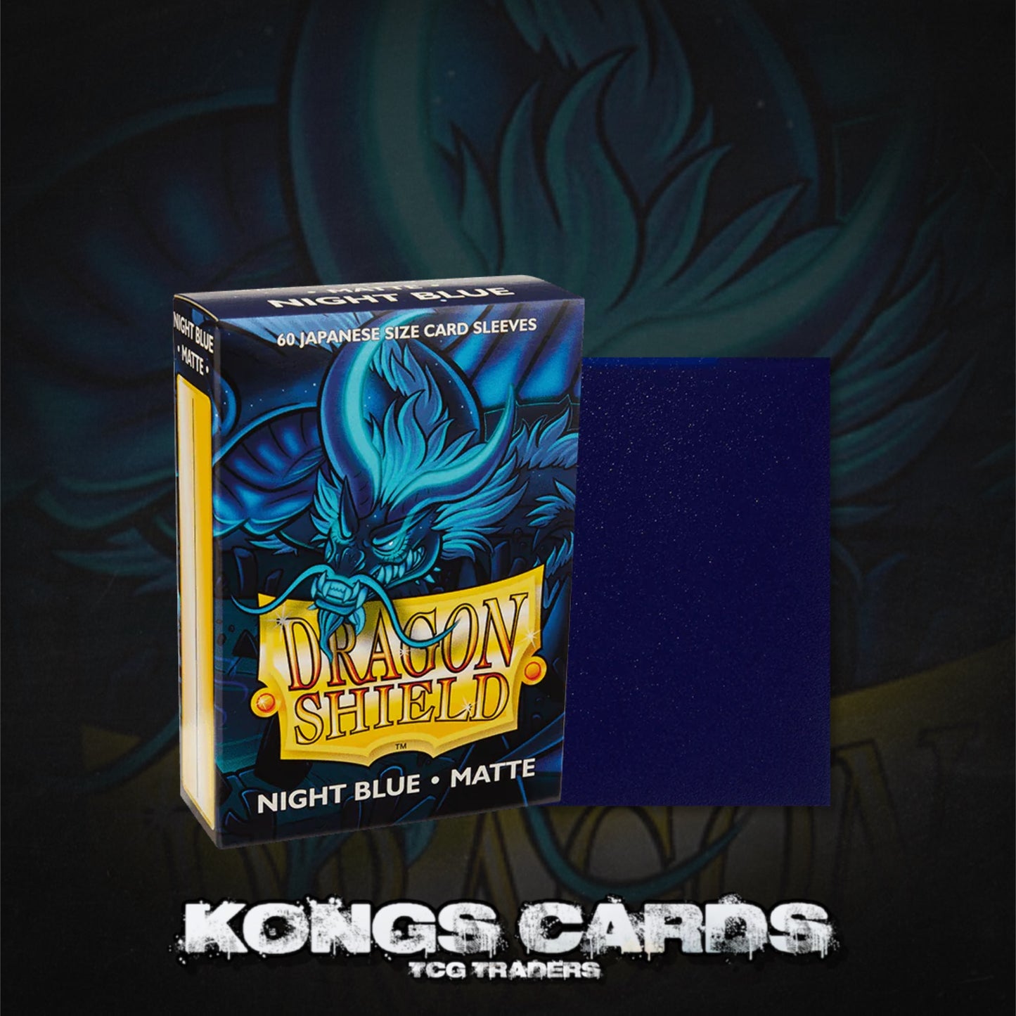 Dragon Shield - Matte Japanese Size Sleeves 60pk - Night Blue