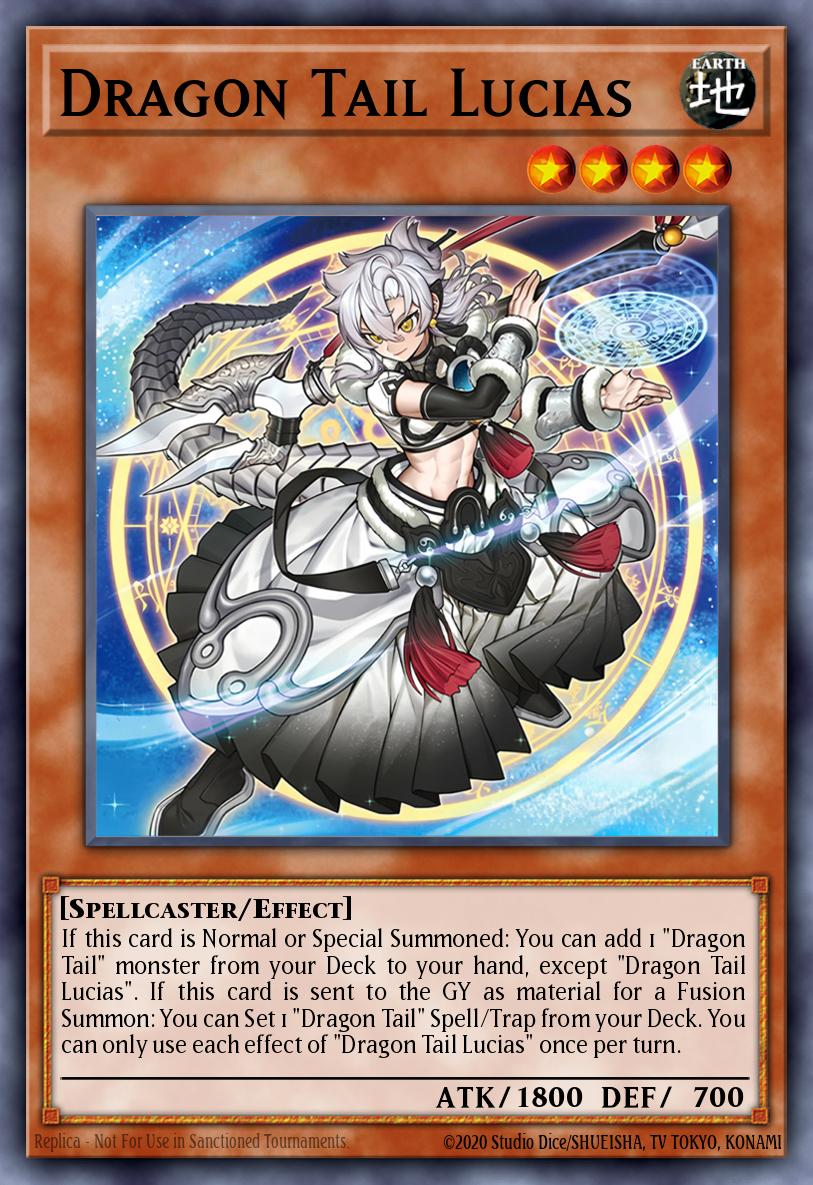 JUSH-EN001 “Dracotail Lukias” Starlight Rare