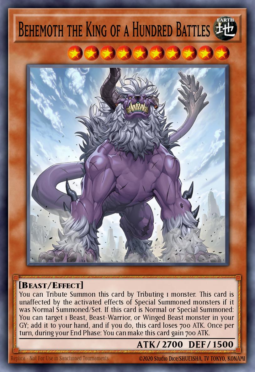 JUSH-EN050 “Behemoth The King Of A Hundred Battles” Rare