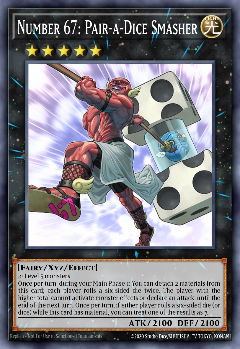 JUSH-EN058 “Number 67: Pair-A-Dice Smasher” Collector’s Rare