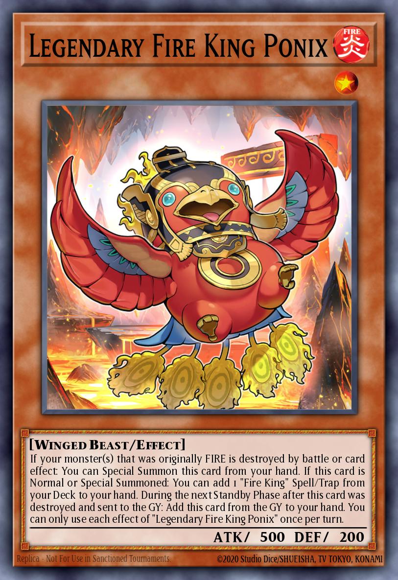 MP25-EN048 "Legendary Fire King Ponix" Starlight Rare