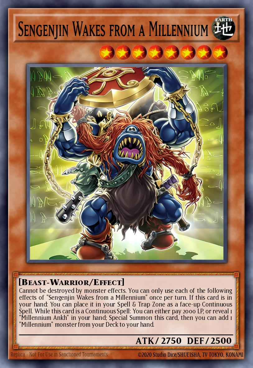 MP25-EN077 "Sengenjin Wakes from a Millennium" Prismatic Secret Rare