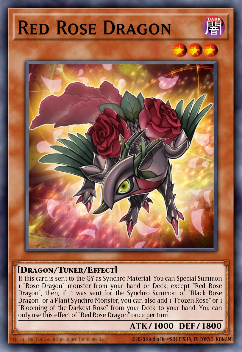 MP25-EN037 “Red Rose Dragon" Starlight Rare