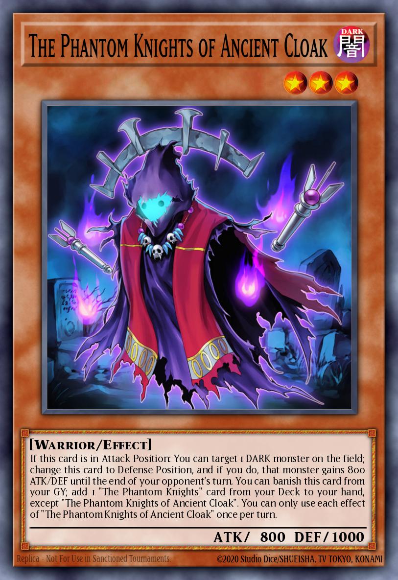 RA04-EN263 "The Phantom Knights of Ancient Cloak" Choose Your Rarity