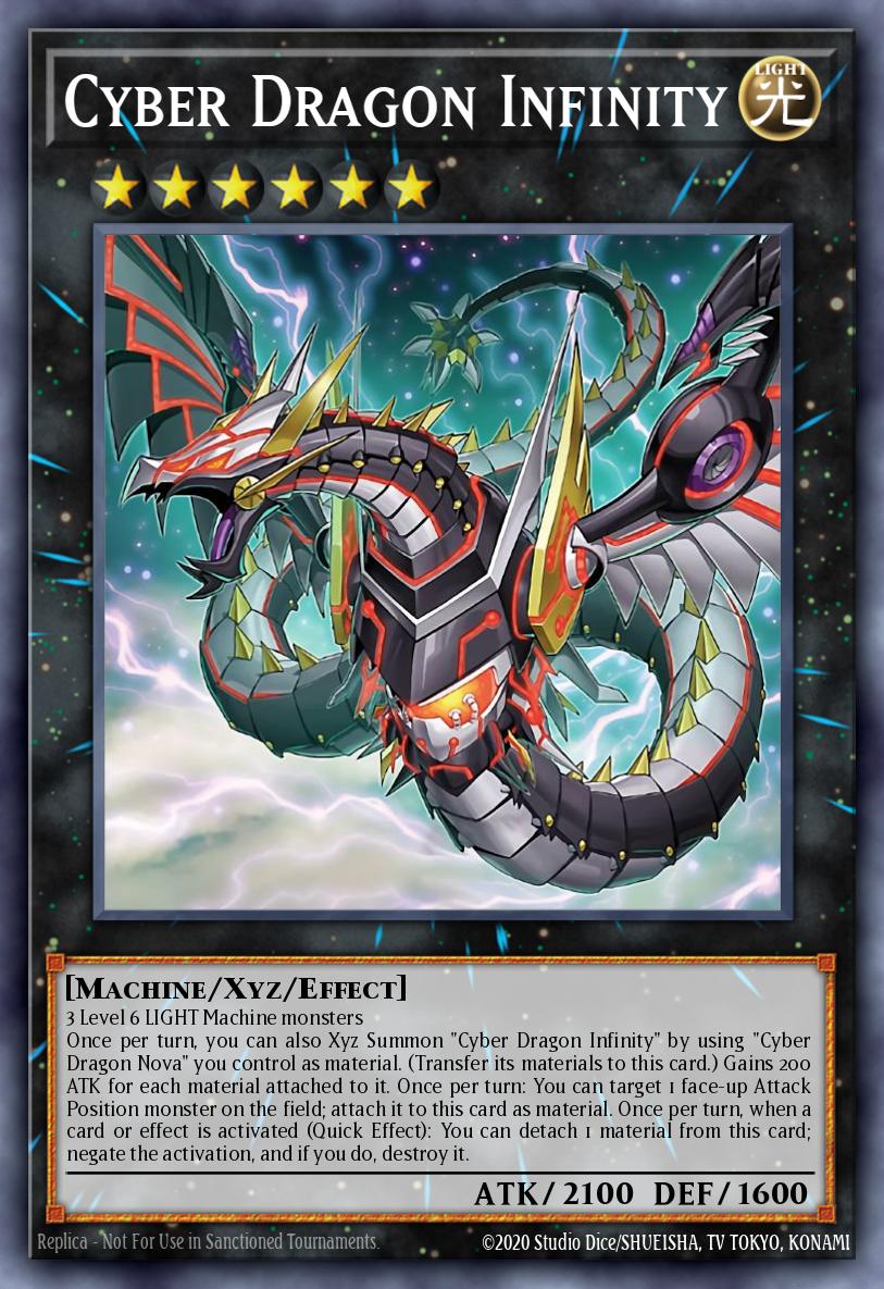 RA04-EN068 "Cyber Dragon Infinity" (alternate artwork) Quarter Century Secret Rare ONLY