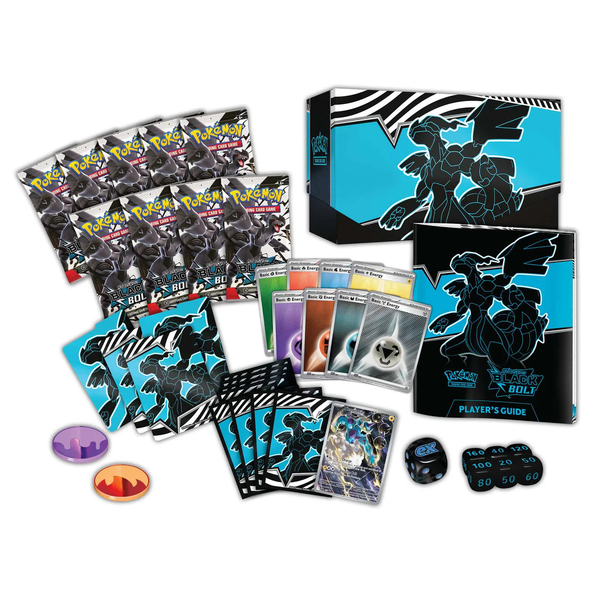 Pokemon TCG: Scarlet & Violet 10.5 - Black Bolt - Elite Trainer Box Zekrom