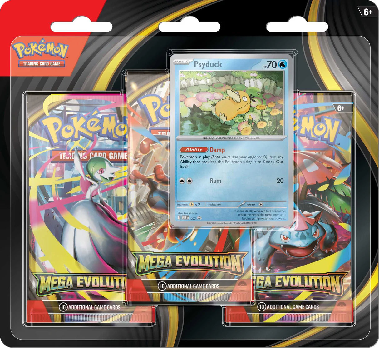 Pokemon TCG: Mega Evolution - 3-pack (Psyduck)