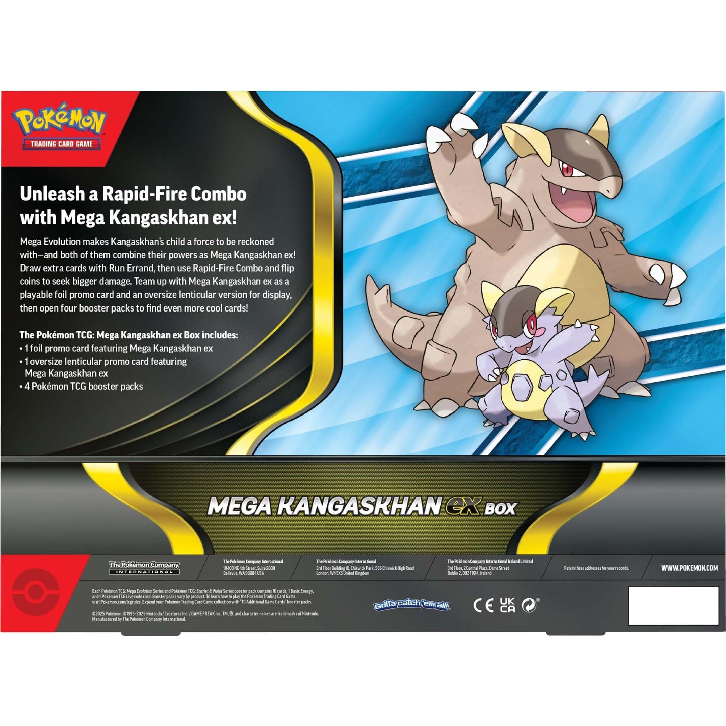 Pokemon TCG: Mega Kangaskhan ex Box