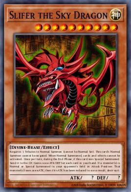 RA04-EN117 "Slifer The Sky Dragon" Choose Your Rarity