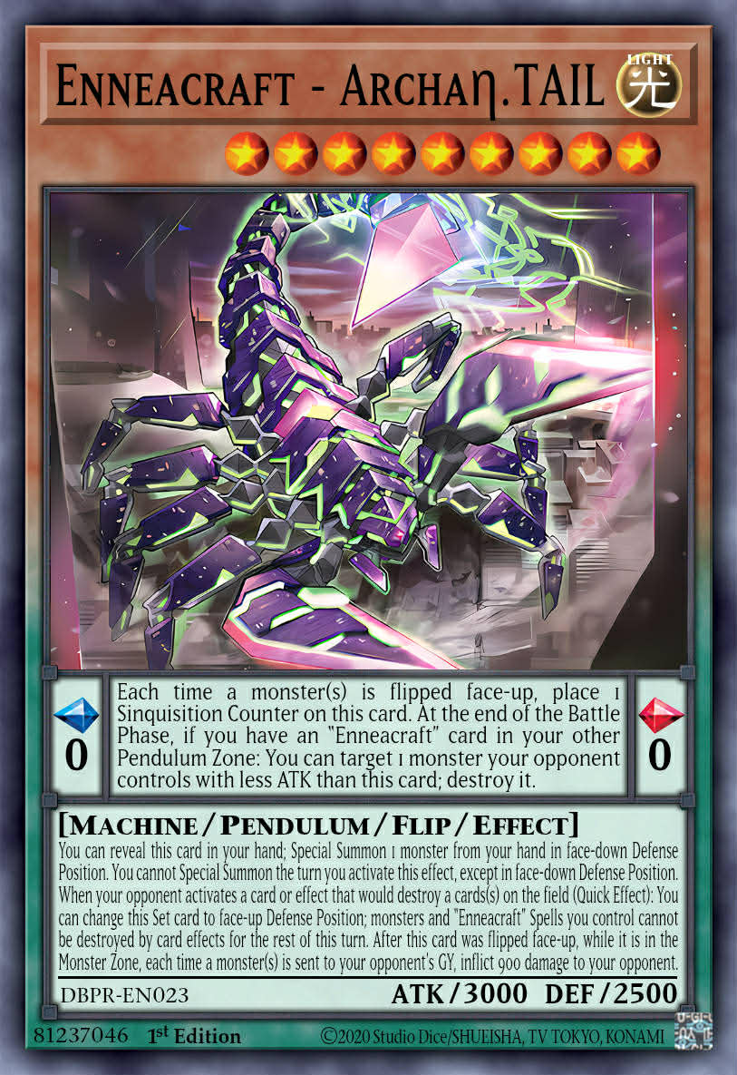 PHRE-EN023 “Enneacraft - Archa.TAIL" Super Rare