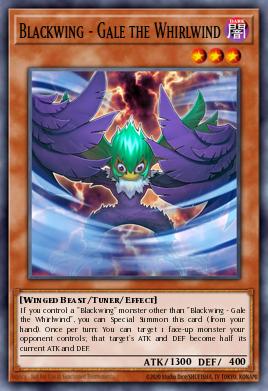 RA03-EN215	"Blackwing - Gale the Whirlwind" Choose Your Rarity