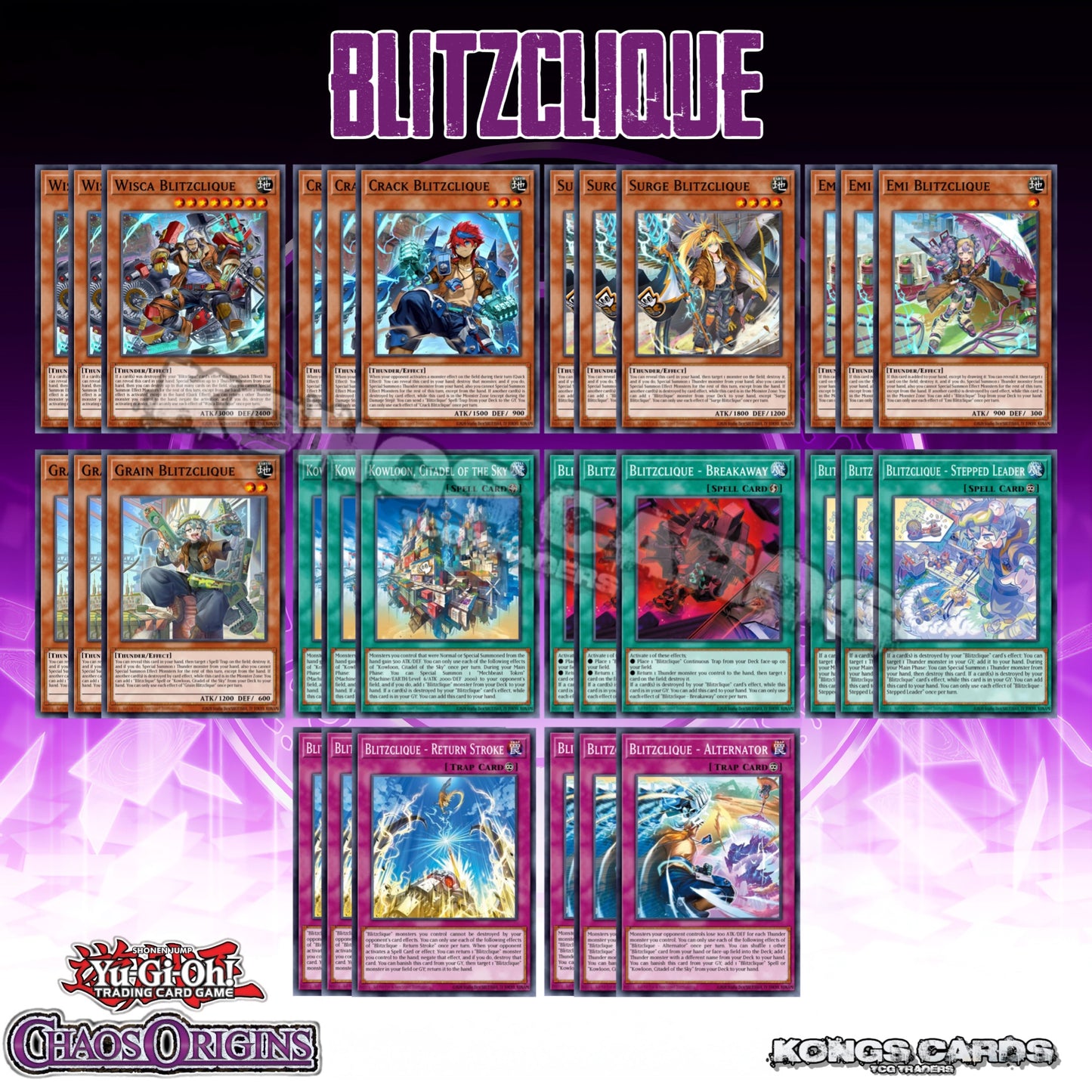 Blitzclique Deck Core 30 Cards CORI