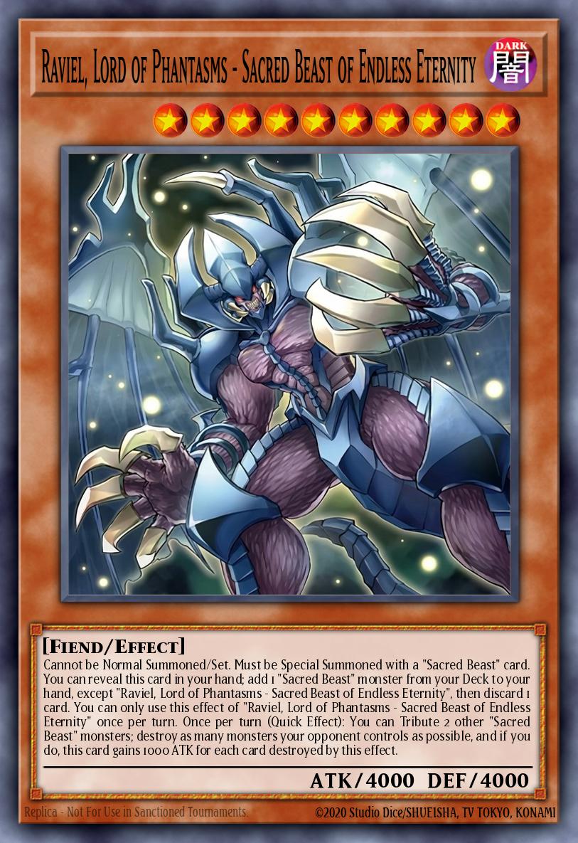 CORI-EN007 Infinity of the Sacred Beasts - Raviel, Lord of Phantasms Starlight Rare