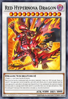 BLZD-EN038	"Red Hypernova Dragon" Super Rare