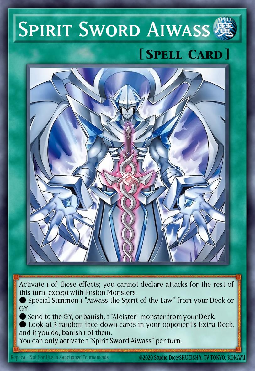CORI-EN054 Sacred Spirit Sword Aiwass Common