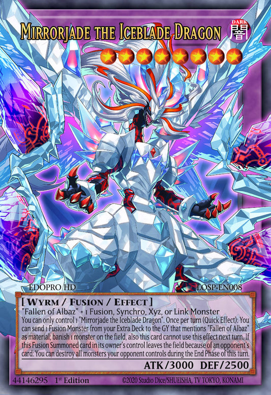 RA05-EN148 Mirrorjade the Iceblade Dragon - Choose Your Rarity (Extended Art)