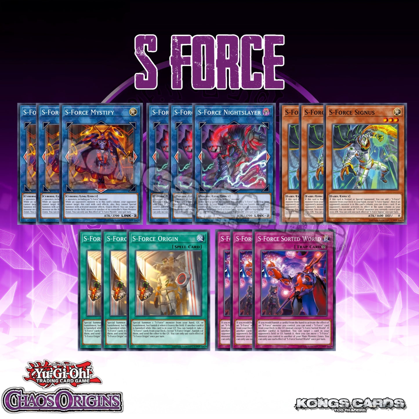 S-Force Deck Core 15 Cards CORI