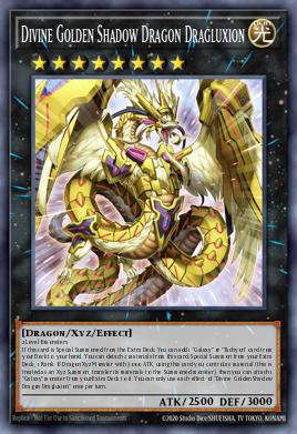 MAMO-EN085 "Divine Golden Shadow Dragon Dragluxion" Ultra Rare
