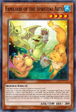 BLZD-EN022	"Spiritual Art Familiars" Common