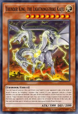 MAMO-EN046 "Thunder King, the Lightningstrike Kaiju" Ultra Rare