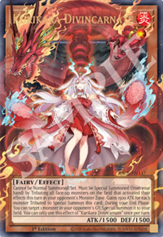 RA05-EN147 Kurikara Divincarnate - Choose Your Rarity (Extended Art)