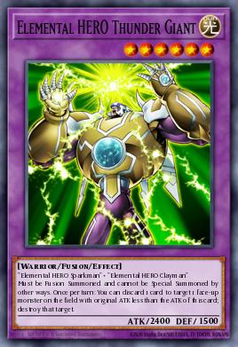 RA03-EN153	"Elemental HERO Thunder Giant" Choose Your Rarity