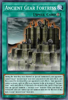 RA03-EN062 “Ancient Gear Fortress" Choose Your Rarity