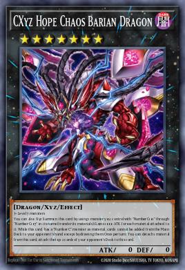 BETB-EN044 "CXyz Hope Chaos Barian Dragon" Ultra Rare