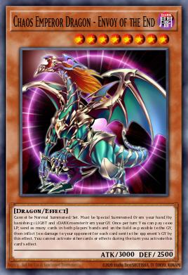 RA03-EN133	"Chaos Emperor Dragon - Envoy of the End" Choose Your Rarity