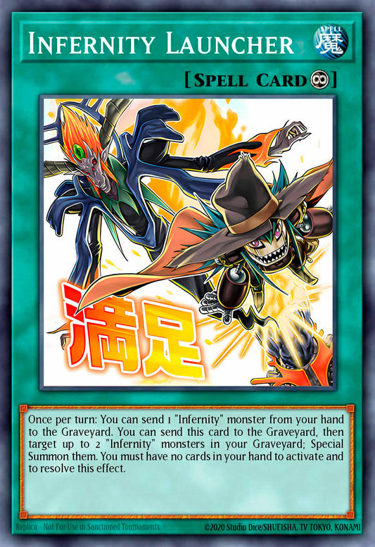 RA05-EN139 Infernity Launcher - Choose Your Rarity (Stamp Edition)