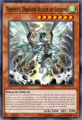 RA03-EN011 “Tempest, Dragon Ruler of Storms" Choose Your Rarity