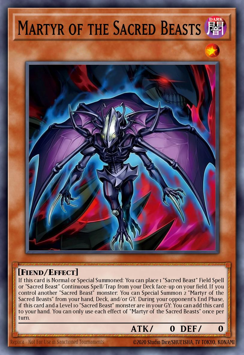 CORI-EN009 Martyr of the Sacred Beasts Super Rare