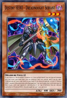 BETB-EN023 "Destiny HERO - Dreadnought Servant" Common