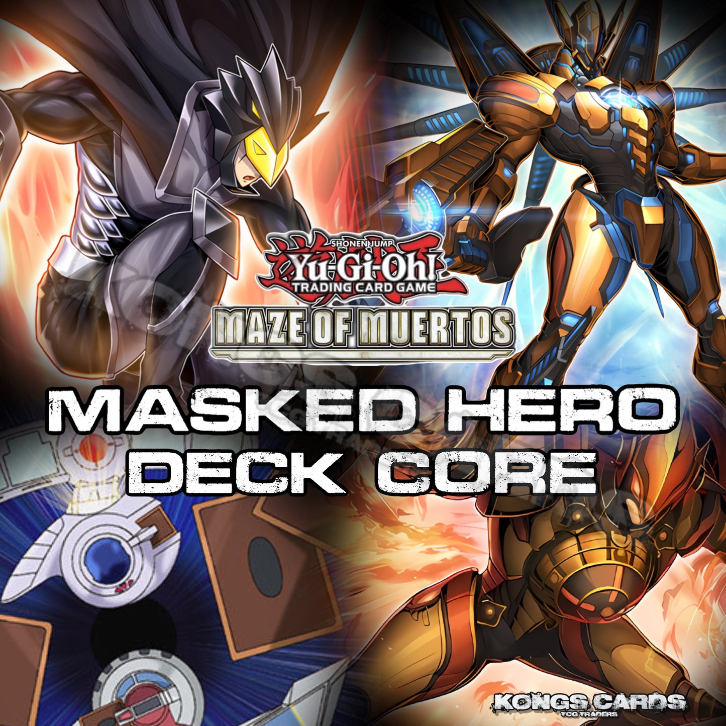 Masked HERO Deck Core 18 Cards MZMU