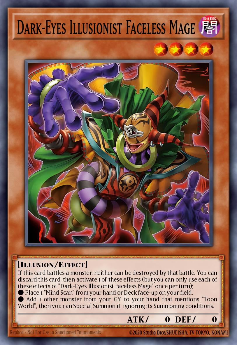 MAMS-EN "Dark-Eyes Illusionist Faceless Mage" Ultra Rare