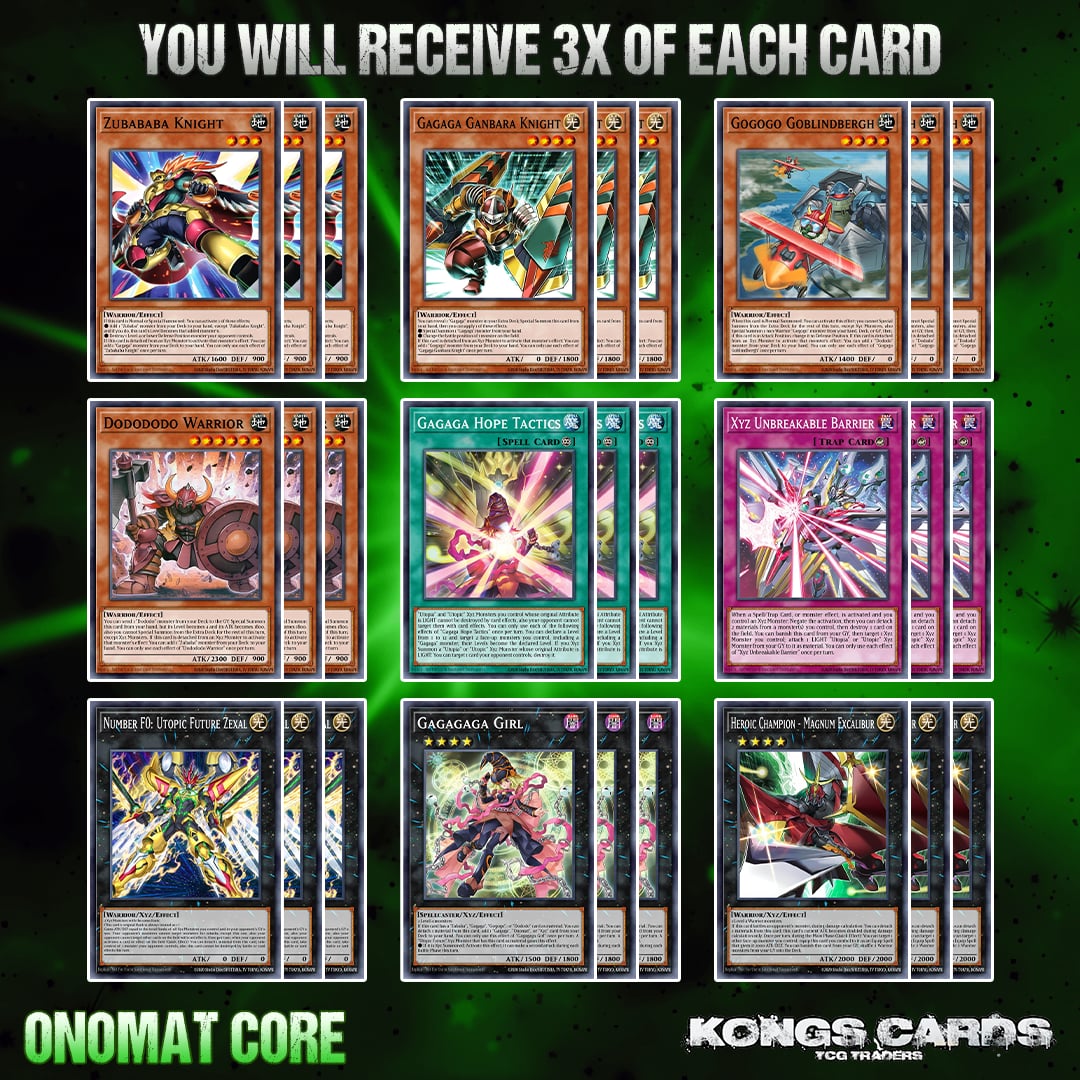 Onomat Deck Core 27 Cards DUAD