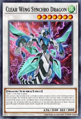 RA04-EN249	"Clear Wing Synchro Dragon" Choose Your Rarity