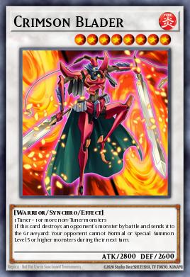 RA04-EN161 "Crimson Blader" Choose Your Rarity