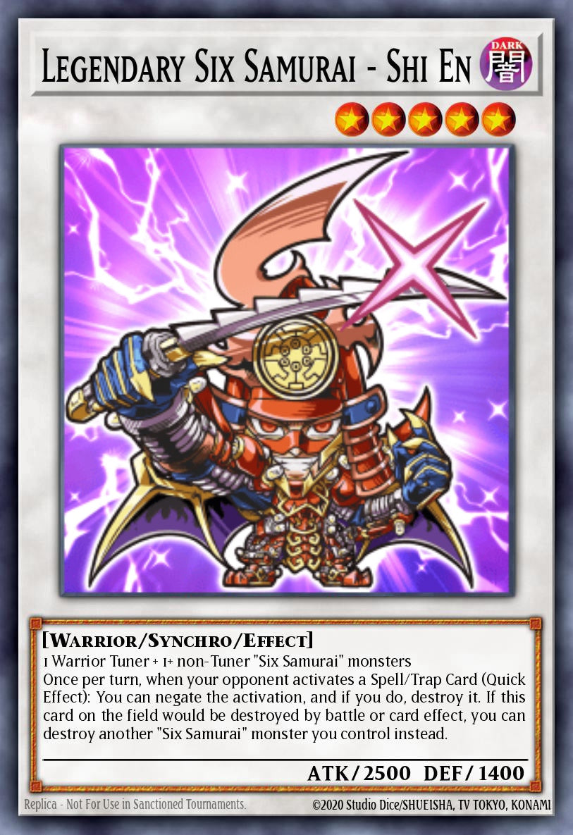 BLGG-EN007 Legendary Six Samurai - Shi En Starlight Rare (CHIBI)