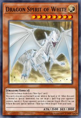 RA04-EN265	"Dragon Spirit Of White" Choose Your Rarity
