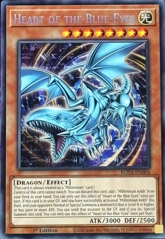 ROTA-EN004 "Heart of the Blue-Eyes" Secret Rare