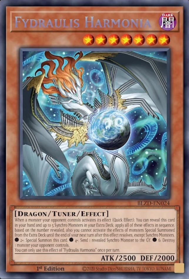 BLZD-EN024 “Fydraulis Harmonia" Secret Rare