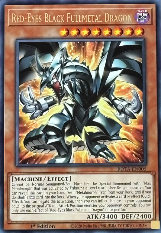 ROTA-EN005 "Red-Eyes Black Fullmetal Dragon" Ultra Rare