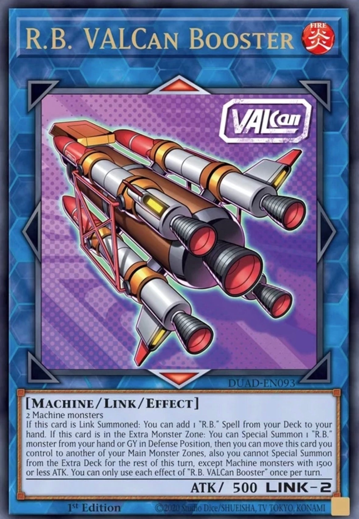 DUAD-EN093 "R.B. VALCan Booster" Ultra Rare