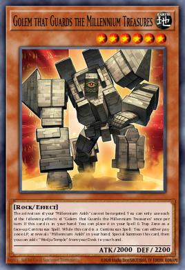 MP25-EN208 Golem That Guards The Millennium Treasures Ultra Rare