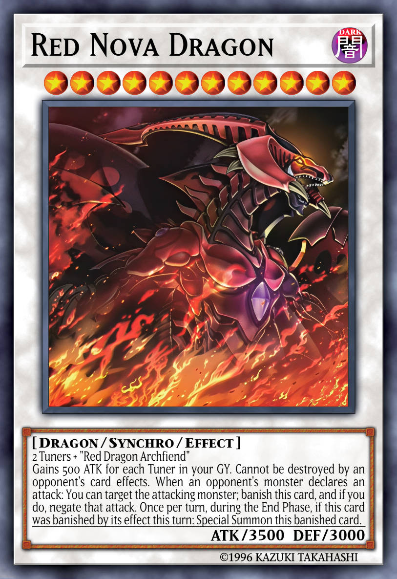 BLZD-EN101 "Red Nova Dragon" Starlight Rare
